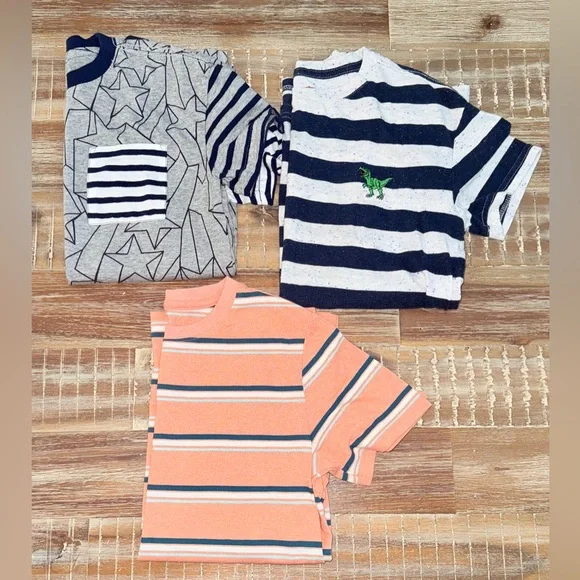 Cat & Jack 3 boys t-shirts bundle M(8-10) - Picture 1 of 4